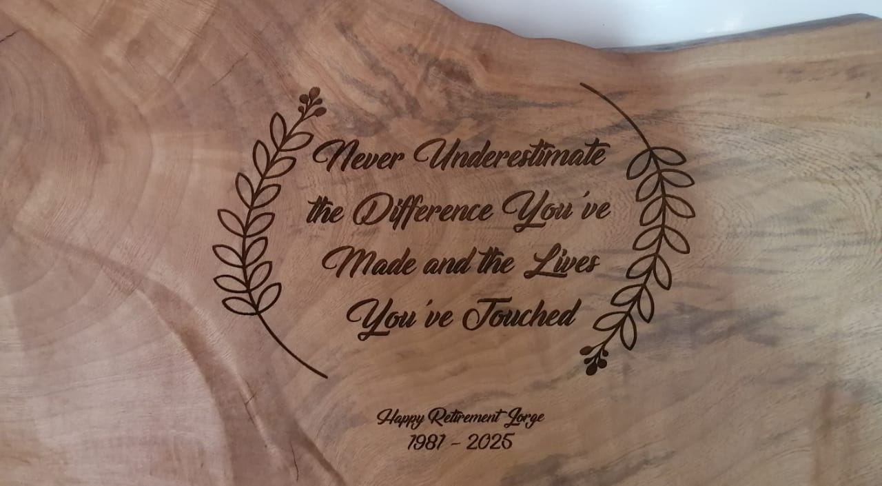 Farewell Engraved Board
